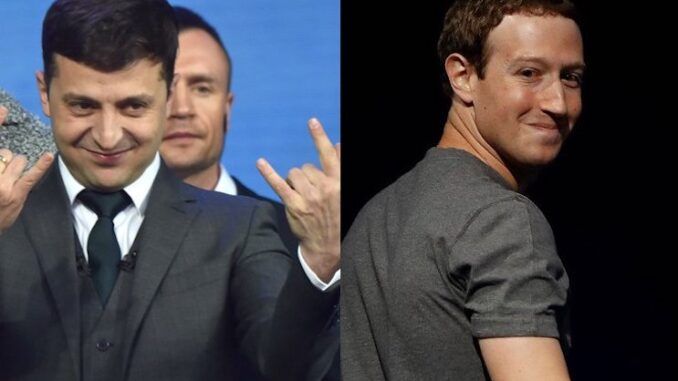 Zelensky thanks Zuckerberg for helping him win the propaganda wars