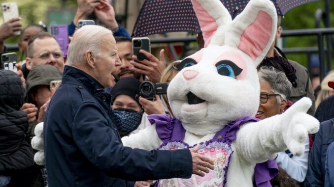 Biden easter bunny