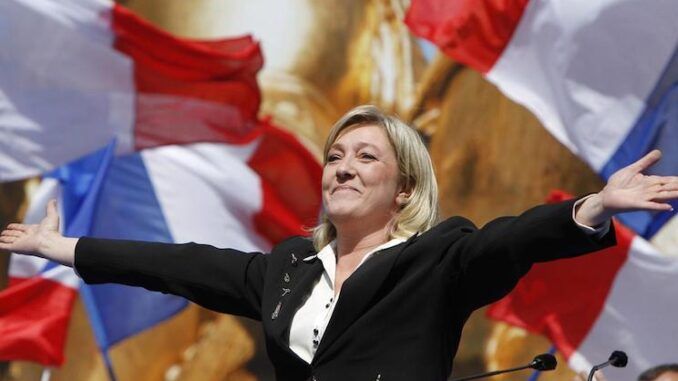 Marine Le Pen predicted to win French election by massive landslide