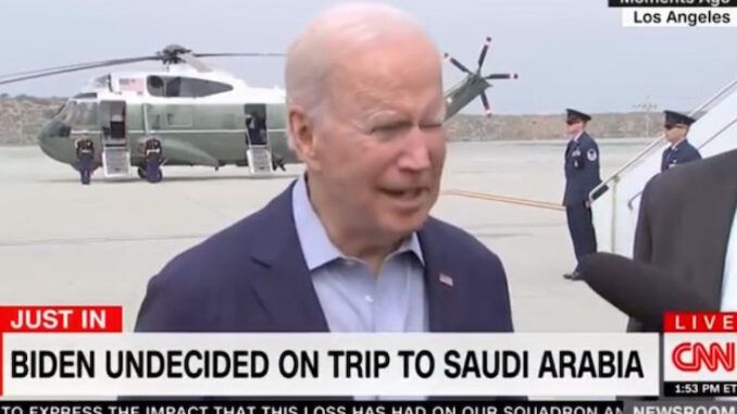 President Biden spasms, slurs and stutters through meeting with reporters - colleagues horrified