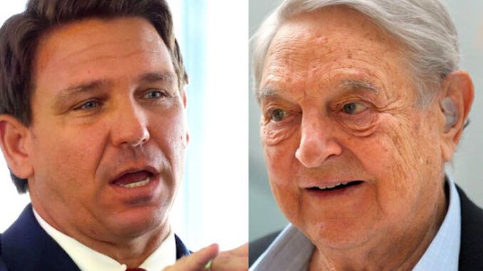 Florida Governor Ron DeSantis warns Soros is attempting to overturn the election