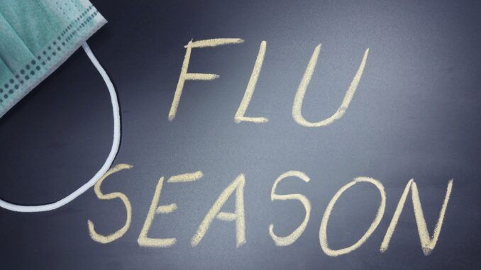 Flu season face mask