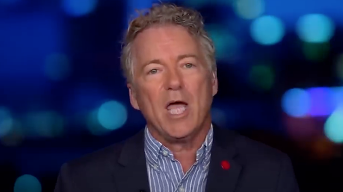 Rand Paul says people are finally rising up against the 'New World Order'