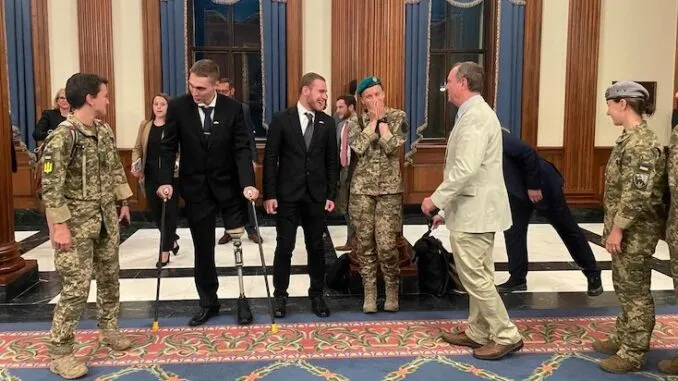 Adam Schiff greets neo-nazis at US capitol