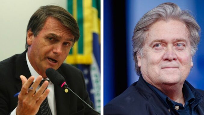 Bannon urges Bolsonaro not to concede Brazil election