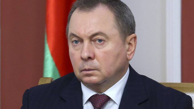 Belarus Foreign Minister Vladimir Markei