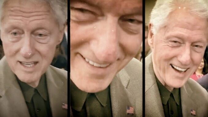 Bill Clinton roars with laughter when confronted about his ties to elite pedophilia