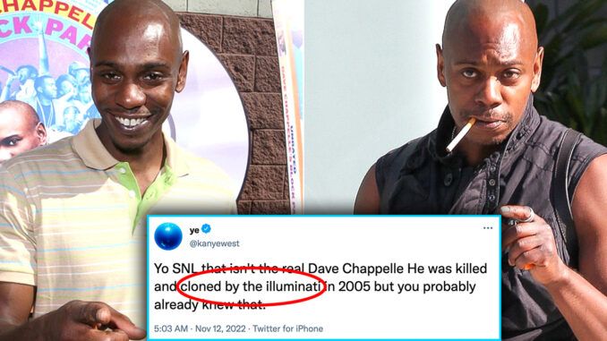Dave Chappelle's appearance on Saturday Night Live this weekend has set tongues wagging, with the mainstream media alleging he is supporting Kanye West's allegedly antisemitic comments.