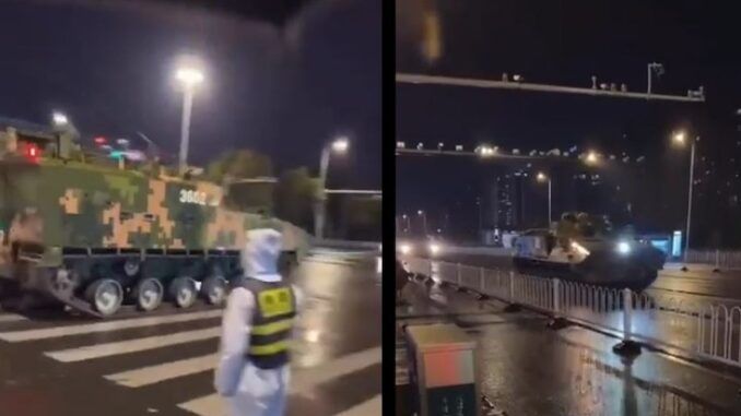 Mainstream media celebrate as tanks roll into streets in China to slaughter protestors