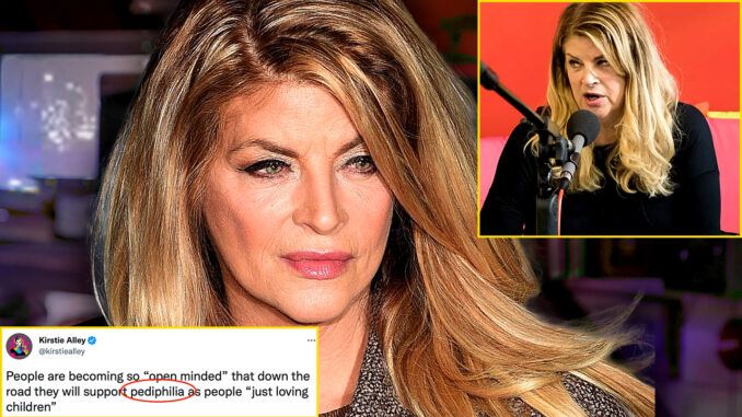 Like many other celebrities who died before their time in recent years, Kirstie Alley had vowed to expose the elite pedophile ring at the heart of the Hollywood entertainment industry.