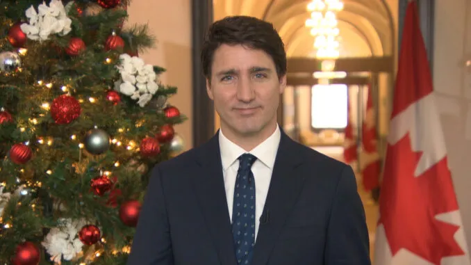 PSYCHOTIC FREAKS of Justin Trudeau’s government Tells Unvaccinated Children They Will Be On Santa’s ‘Naughty List’