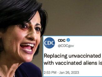 A top CDC official was caught on film saying they should "get rid of all the whites" who refuse vaccines and replace them with immigrants.