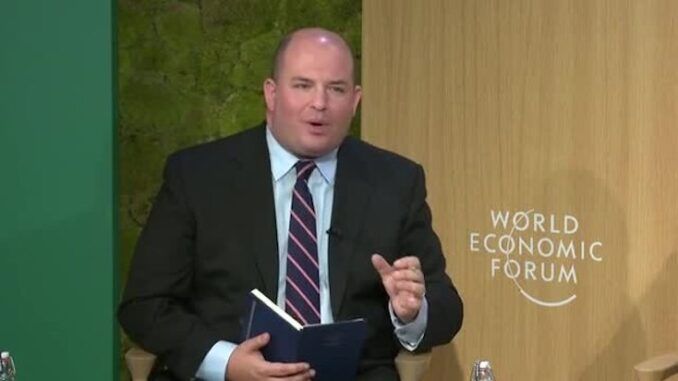 Brian Stelter teams up with WEF to purge independent media outlets
