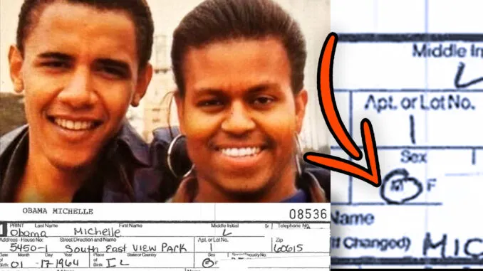 Official Gov’t Docs Expose Michelle Obama’s 14 Year History as a Man?