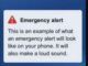 emergency warning