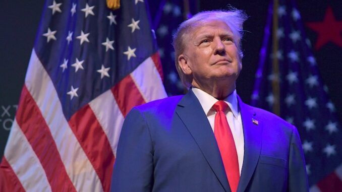 Former President Donald Trump has declared he will save America from a globalist coup attempt orchestrated by the World Economic Forum (WEF).
